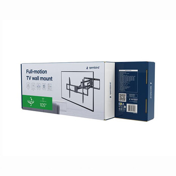 GEMBIRD FULL-MOTION TV WALL MOUNT 50'-105' VESA 900X600 BLACK GEMBIRD FULL-MOTION TV WALL MOUNT 50'-105' VESA 900X600 BLACK