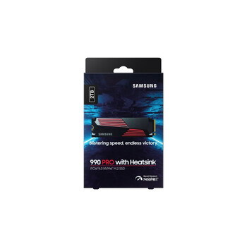 Samsung SSD 990 Pro 2TB M.2 NVMe w/Heatsink (MZ-V9P2T0CW) (SAMMZ-V9P2T0CW) Samsung SSD 990 Pro 2TB M.2 NVMe w/Heatsink (MZ-V9P2T0CW) (SAMMZ-V9P2T0CW)