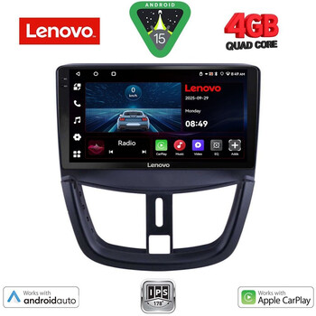 LENOVO LVE 8507_CPAA (9inc) MULTIMEDIA TABLET for PEUGEOT 207 mod. 2007