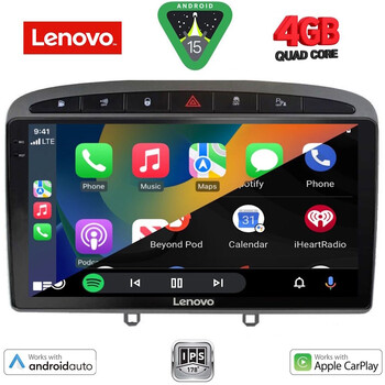 LENOVO LVE 8513GR_CPAA (9inc) MULTIMEDIA TABLET for PEUGEOT 308 mod.2007-2012 - RCZ mod.2009-2015  (GREY)