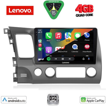 LENOVO LVE 8188_CPAA (10inc) MULTIMEDIA TABLET for HONDA CIVIC 4D mod. 2006-2012