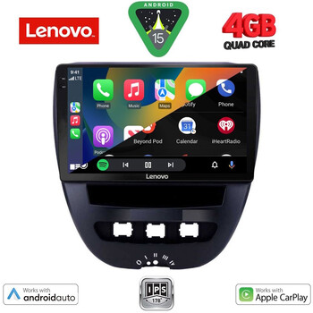 LENOVO LVE 8707_CPAA (10inc) MULTIMEDIA TABLET for CITROEN C1-PEUGEOT 107-TOYOTA AYGO mod. 2005-2014