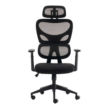 Καρέκλα γραφείου διευθυντή Cadrey pakoworld mesh μαύρο 67x64x120-128εκ Καρέκλα γραφείου διευθυντή Cadrey pakoworld mesh μαύρο 67x64x120-128εκ