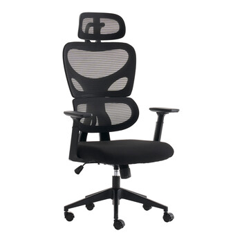 Καρέκλα γραφείου διευθυντή Cadrey pakoworld mesh μαύρο 67x64x120-128εκ Καρέκλα γραφείου διευθυντή Cadrey pakoworld mesh μαύρο 67x64x120-128εκ