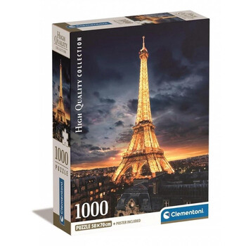Clementoni Puzzle High Quality Collection - Tour Eiffel 1000pcs (39703) (CLE39703)