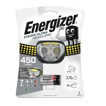Energizer Vision Ultra Headlight 450 lumens (ENE17932) Energizer Vision Ultra Headlight 450 lumens (ENE17932)