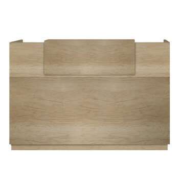 Γραφείο reception Lotus pakoworld σε χρώμα φυσικό 200x70x110εκ Γραφείο reception Lotus pakoworld σε χρώμα φυσικό 200x70x110εκ