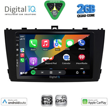 DIGITAL IQ BXC 3705BL_CPAA (9inc) MULTIMEDIA TABLET for TOYOTA AVENSIS (T27) mod. 2009-2015 (BLACK)