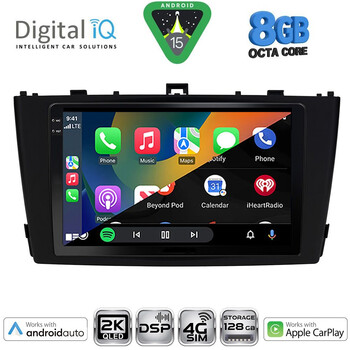 DIGITAL IQ BXF 11705BL_CPAA (9inc) MULTIMEDIA TABLET for TOYOTA AVENSIS (T27) mod. 2009-2015 (BLACK)