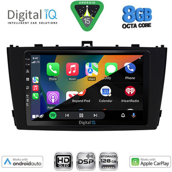 DIGITAL IQ BXF 7705BL_CPAA (9inc) MULTIMEDIA TABLET for TOYOTA AVENSIS (T27) mod. 2009-2015 (BLACK)