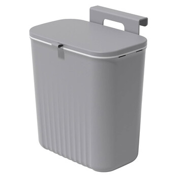 HOME USE κάδος απορριμμάτων HUH-0152, 9lt, 26x16x29cm, γκρι HOME USE κάδος απορριμμάτων HUH-0152, 9lt, 26x16x29cm, γκρι