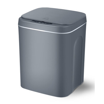 HOME USE κάδος απορριμμάτων HUH-0254 με φωτοκύτταρο, 10.5lt, γκρι HOME USE κάδος απορριμμάτων HUH-0254 με φωτοκύτταρο, 10.5lt, γκρι
