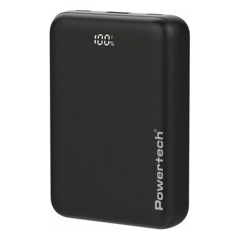 POWERTECH power bank PT-1503 με οθόνη, 20000mah, 22.5W, μαύρο