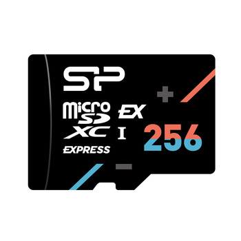 SILICON POWER κάρτα μνήμης microSDXC Express Hypera, 256GB, PCIe Gen 3x1, C10 UHS-I U3 A1 V30 SILICON POWER κάρτα μνήμης microSDXC Express Hypera, 256GB, PCIe Gen 3x1, C10 UHS-I U3 A1 V30
