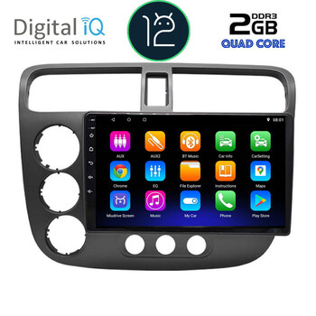 DIGITAL IQ RTB 2187_GPS (9inc) MULTIMEDIA TABLET OEM HONDA CIVIC 4D mod. 2001-2006