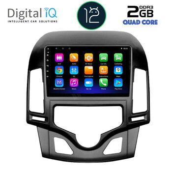 DIGITAL IQ RTB 2231_GPS CLIMA (9inc) MULTIMEDIA TABLET OEM HYUNDAI i30 mod. 2007-2012
