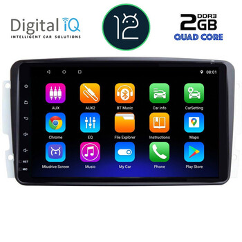 DIGITAL IQ RTB 2401_GPS (9inc) MULTIMEDIA TABLET OEM MERCEDES CLK (W209) mod. 2000-2004