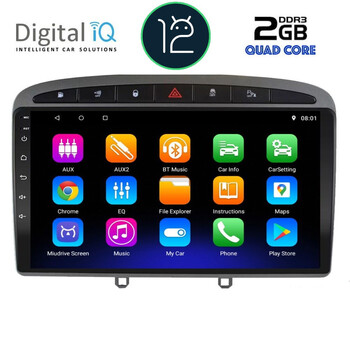 DIGITAL IQ RTB 2513_GPS (9inc) MULTIMEDIA TABLET OEM PEUGEOT 308 mod. 2007-2012