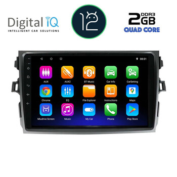 DIGITAL IQ RTB 2713_GPS (9inc) MULTIMEDIA TABLET OEM TOYOTA COROLLA 4D mod. 2006-2012