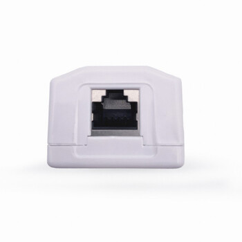 CABLEXPERT CAT6A FTP SINGLE PORT SURFACE MOUNT BOX WHITE