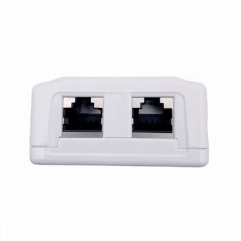 CABLEXPERT CAT6A FTP DOUBLE PORT SURFACE MOUNT BOX WHITE