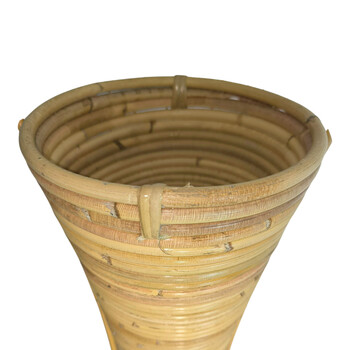 Βάζο Virnia Inart pe rattan σε φυσική απόχρωση Φ40x100εκ Βάζο Virnia Inart pe rattan σε φυσική απόχρωση Φ40x100εκ