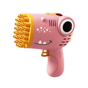 Αυτόματο Πιστόλι Σαπουνόφουσκες Δεινόσαυρος – 40 Θέσεων 16,7 x 15,5 cm Ροζ 5908222241445 SPM