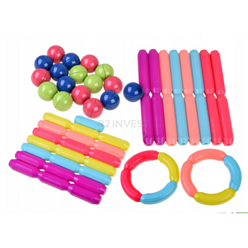 Μαγνητικά Εκπαιδευτικά Τουβλάκια 64 τεμάχια 5908222241797 SPM