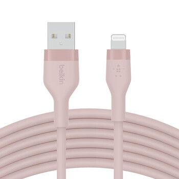 BOOST CHARGE™  USB-A to LTG_silicone, 3M, Pink