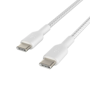 USB-C to USB-C Cable_Braided, 2M, White