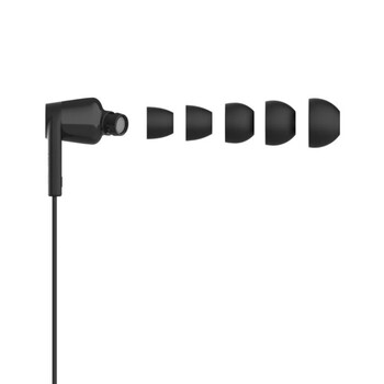 USB-C® Wired Earbuds with Adjustable Volume Limiter, Black