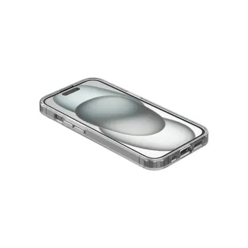 SheerForce Magnetic Anti-Microbial Protective Case for iPhone 15 - clear
