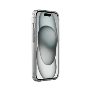 SheerForce Magnetic Anti-Microbial Protective Case for iPhone 15 - clear