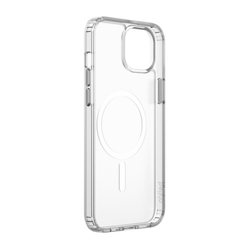 SheerForce Magnetic Anti-Microbial Protective Case for iPhone 15 Plus - clear