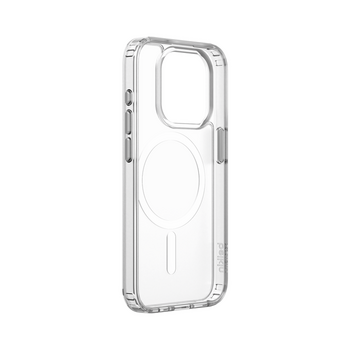 SheerForce Magnetic Anti-Microbial Protective Case for iPhone 15 Pro - clear
