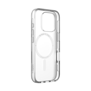 SheerForce Magnetic Anti-Microbial Protective Case for iPhone 16 Pro - clear