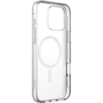 SheerForce Magnetic Anti-Microbial Protective Case for iPhone 16 Pro Max - clear