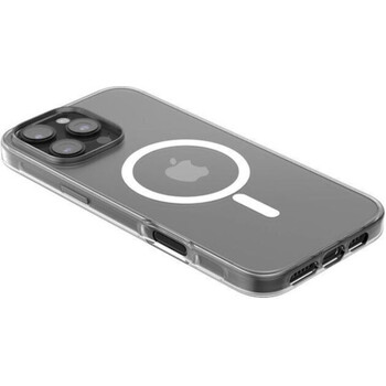 SheerForce Magnetic Anti-Microbial Protective Case for iPhone 16 Pro Max - clear