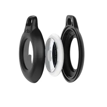 Secure Holder - Waterproof Keyring - 1 Pack, Black