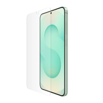 ScreenForce InvisiGlass Treated Screen Protector, Easy Tray, Samsung S25+