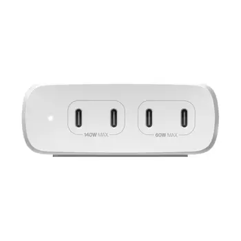 200W USB-C CHARGER,GAN,4-PORT,WHT,1.5M CORD