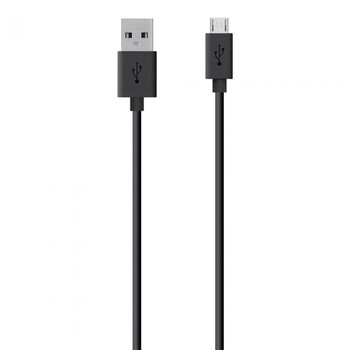 Micro USB Cable; Black, 3 meters
