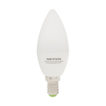 GEYER Λάμπα led κεράκι C35 E14 4.5W λευκό 470LM LCCE145E GEYER Λάμπα led κεράκι C35 E14 4.5W λευκό 470LM LCCE145E
