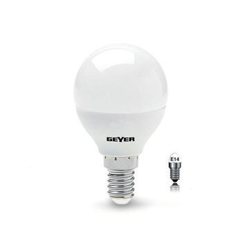 GEYER Λάμπα led G45 E14 4.5W λευκό 470LM LGLCE145E GEYER Λάμπα led G45 E14 4.5W λευκό 470LM LGLCE145E