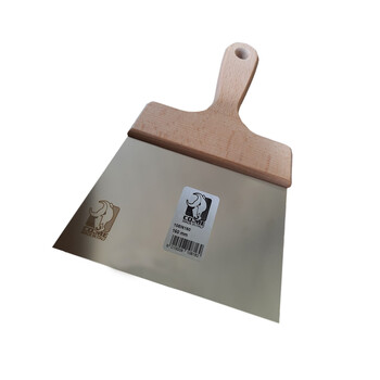 COME Σπατουλάδορος inox ξύλινη λαβή 180mm 108IN180 COME Σπατουλάδορος inox ξύλινη λαβή 180mm 108IN180