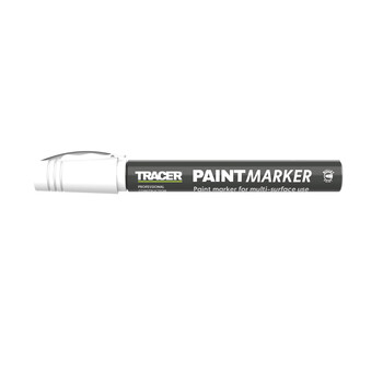 TRACER Μαρκαδόρος ανεξίτηλος βαρέως τύπου λευκός APTM2