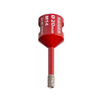 RAIDER Ποτηροτρύπανο διαμαντέ  M14 Φ20mm 157843 RAIDER Ποτηροτρύπανο διαμαντέ  M14 Φ20mm 157843