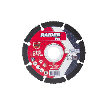 RAIDER Τροχός κοπής carbide 115x1,4mm 160153 RAIDER Τροχός κοπής carbide 115x1,4mm 160153