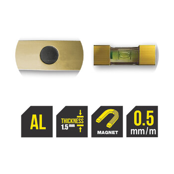 TOP MASTER Αλφάδι μαγνητικό 1500mm 270312 TOP MASTER Αλφάδι μαγνητικό 1500mm 270312