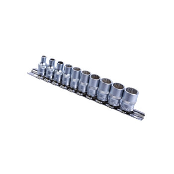 TOP MASTER Καρυδάκια δωδεκάγωνα σετ 1/4'' 10τεμ 331610 TOP MASTER Καρυδάκια δωδεκάγωνα σετ 1/4'' 10τεμ 331610